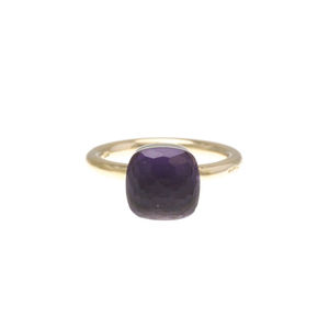 Pomellato Noodling Amethyst Pink Gold (18K) Fashion Amethyst Band Ring Pink Gold